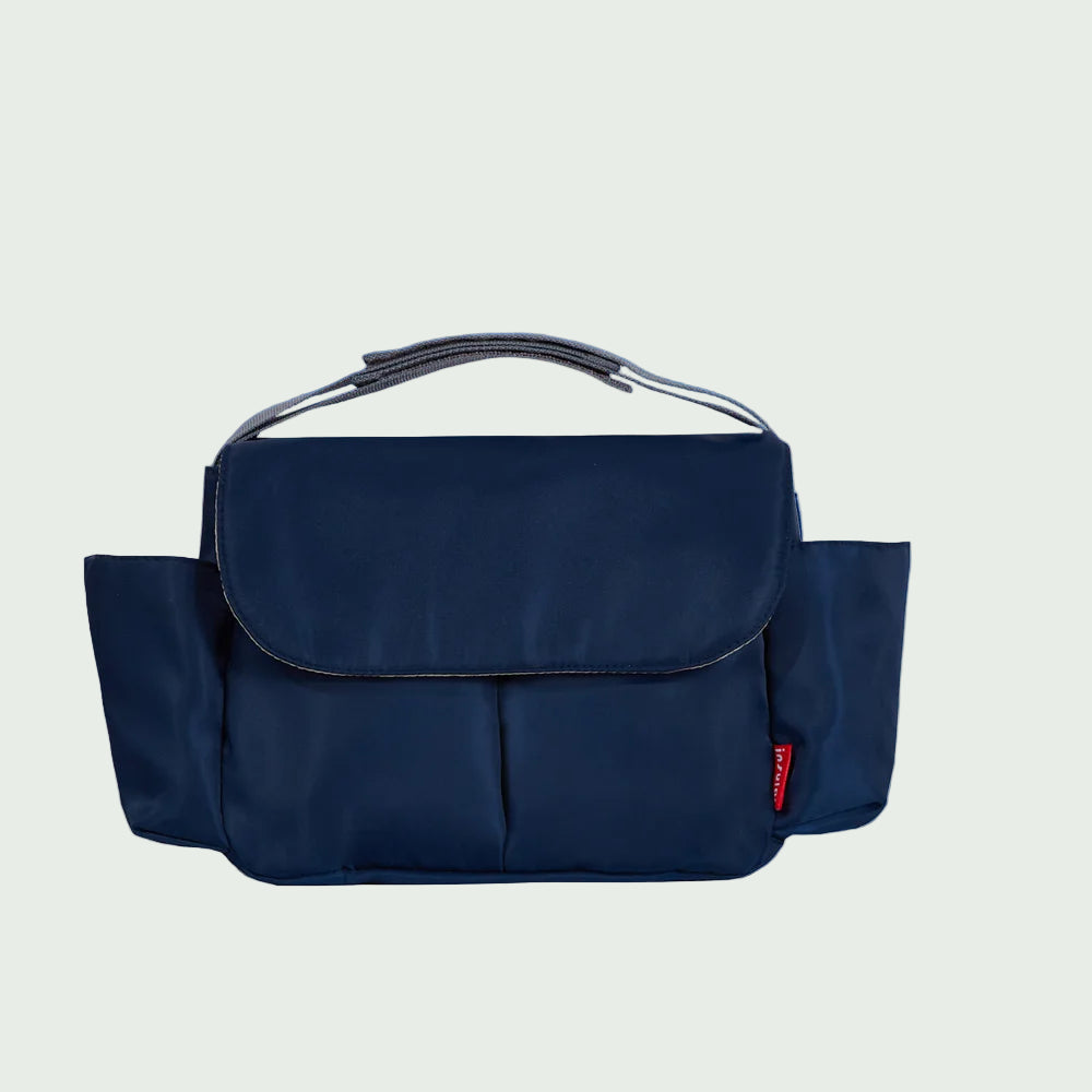 Sac pour Poussette Gris – Porte-Bouteilles et Rangement