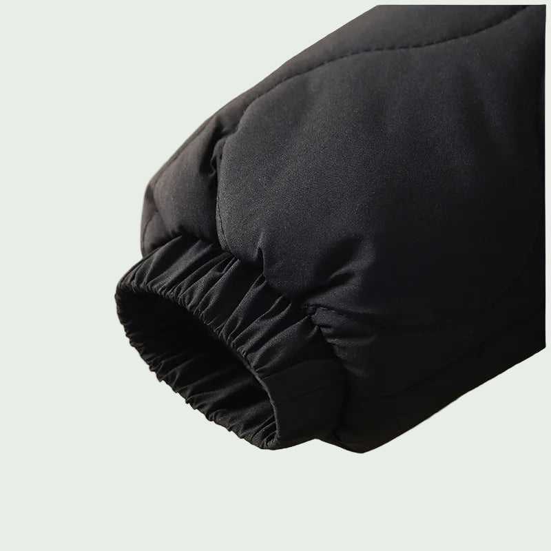 Combinaison Hiver Bébé en Polaire Noire – Tenue Chaude à Capuche pour Nouveau-Né