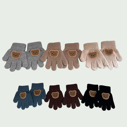 Gants Tricotés Épais pour Filles & Garçons – 3 à 7 ans