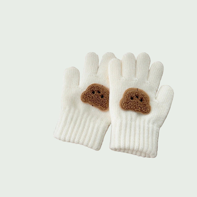 Gants Tricotés Épais pour Filles & Garçons – 3 à 7 ans
