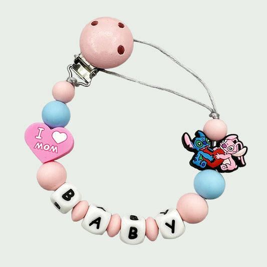 Attache-Tétine Personnalisable – 27 Variantes (style Disney)