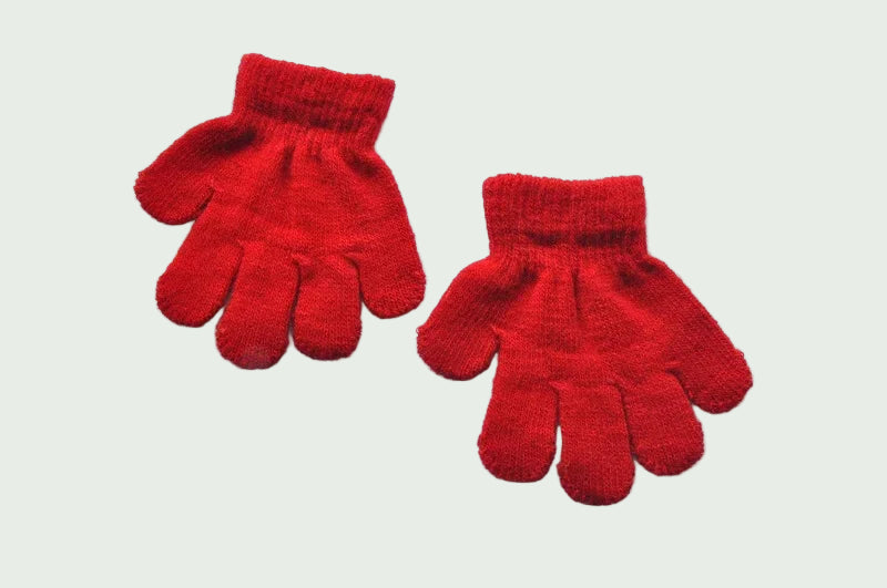 Gants Chauds d’Hiver pour Enfants – 1 à 3 ans – Tricot Acrylique Doux