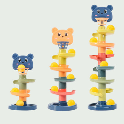 Piste à Billes Montessori – Jouet Éducatif et Sensoriel pour Bébé 0–36 Mois