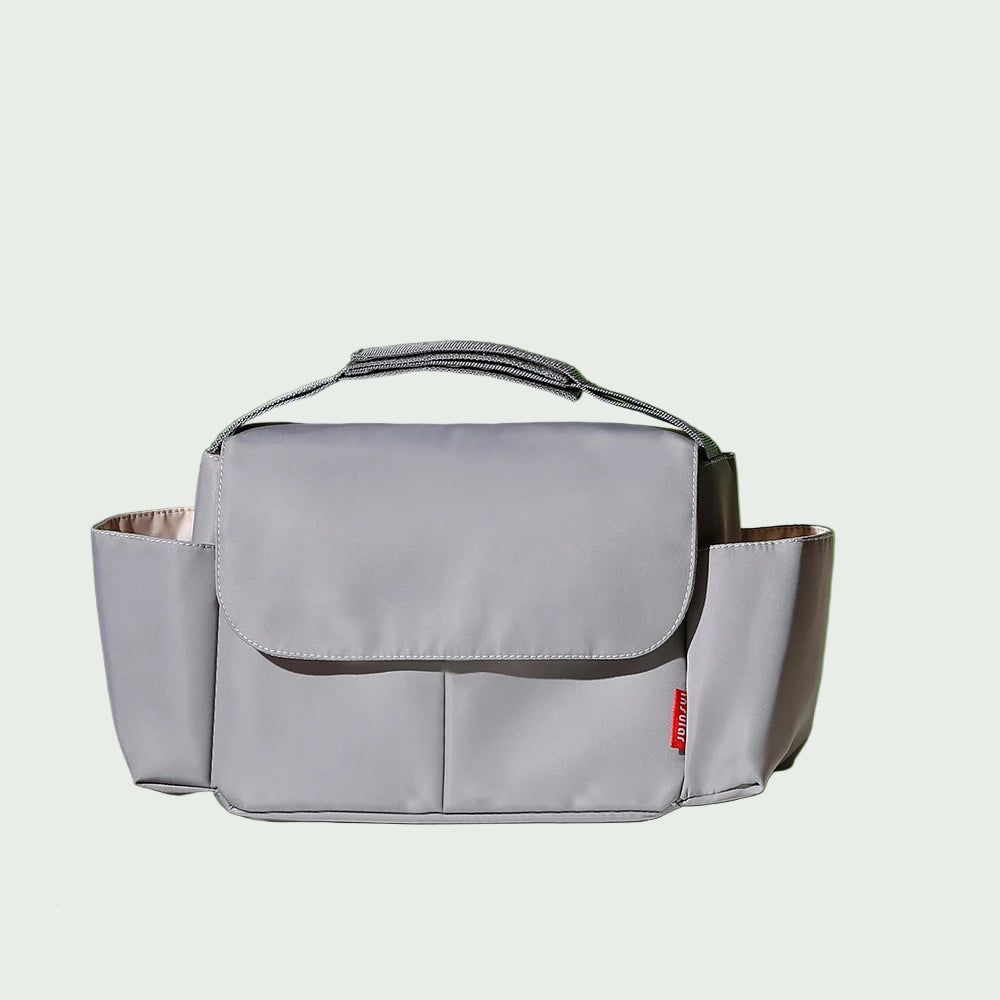 Sac pour Poussette Noir – Porte-Bouteilles et Rangement