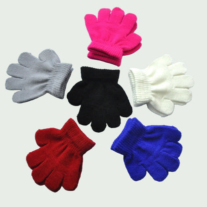 Gants Chauds d’Hiver pour Enfants – 1 à 3 ans – Tricot Acrylique Doux