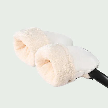Gants de Poussette Hiver Noir – Chauds, Imperméables & Coupe-Vent, Universels