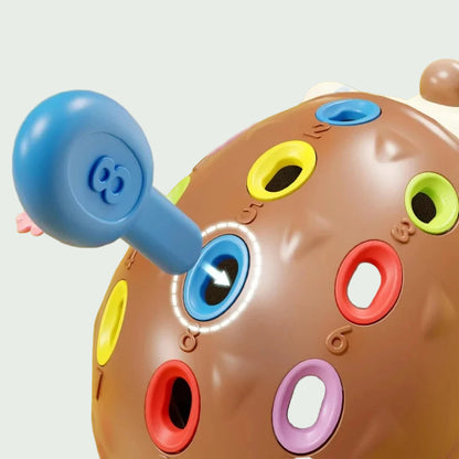 Hérisson Sensoriel Montessori – Jouet de Motricité Fine pour Tout-Petits