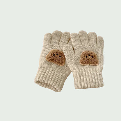 Gants Tricotés Épais pour Filles & Garçons – 3 à 7 ans