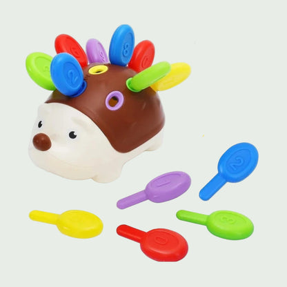 Hérisson Sensoriel Montessori – Jouet de Motricité Fine pour Tout-Petits