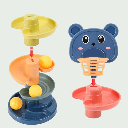 Piste à Billes Montessori – Jouet Éducatif et Sensoriel pour Bébé 0–36 Mois