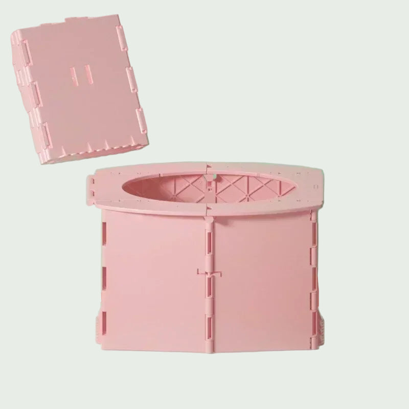 Siège de Toilettes Portable – Pliable & Pratique – 5 Couleurs
