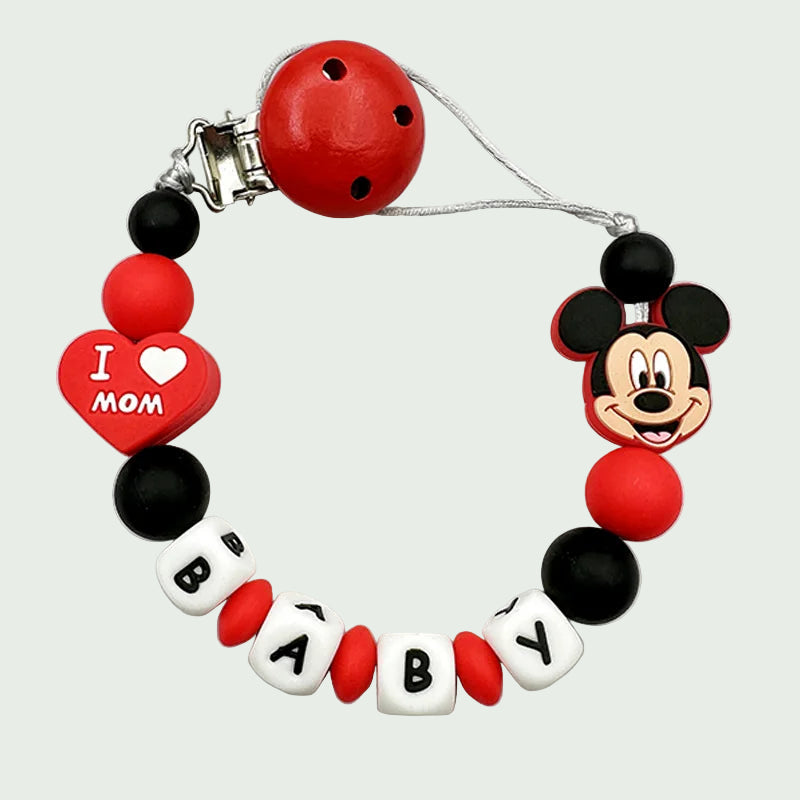 Attache-Tétine Personnalisable – 27 Variantes (style Disney)
