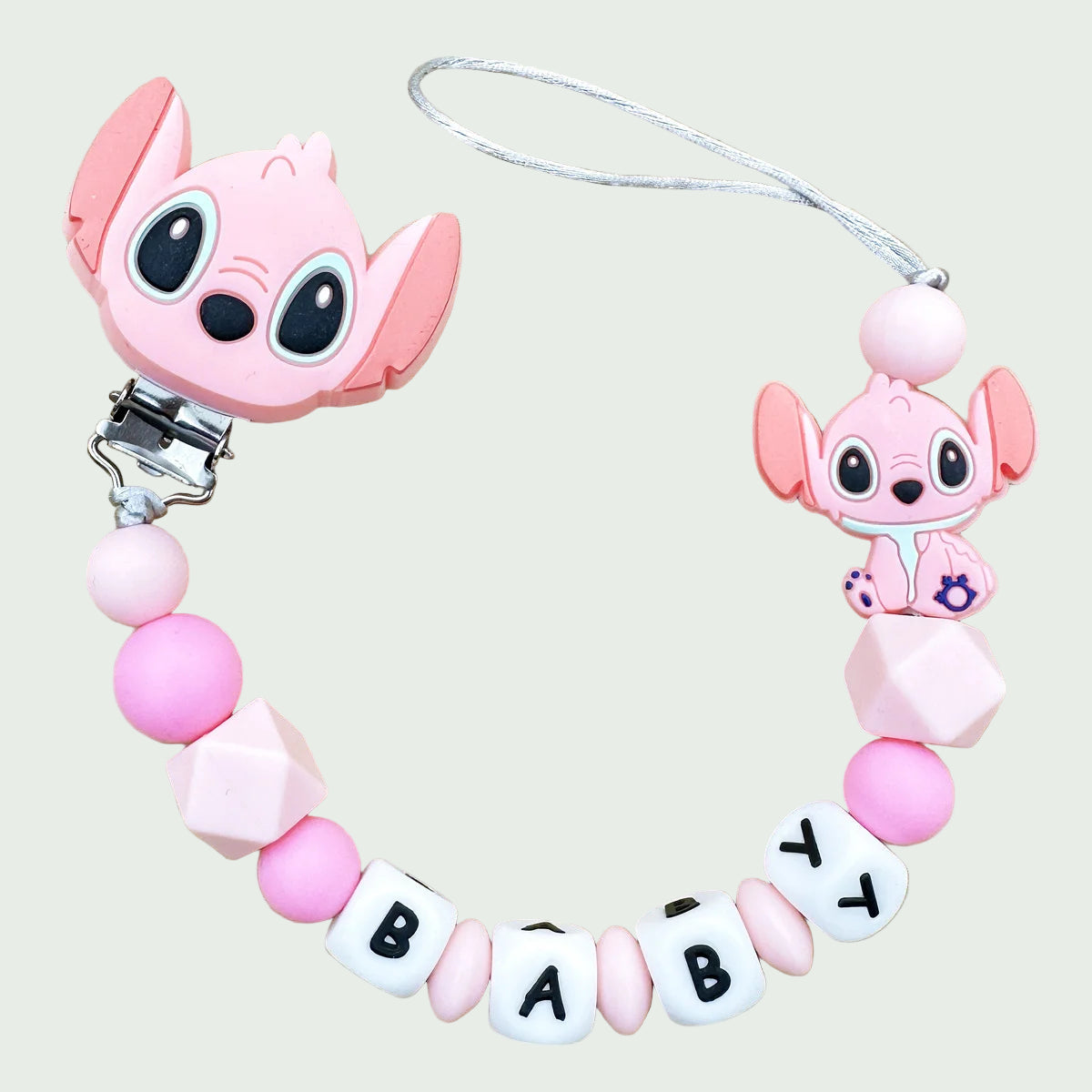 Attache-Tétine Personnalisable – 27 Variantes (style Disney)