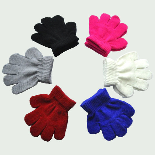 Gants Chauds d’Hiver pour Enfants – 1 à 3 ans – Tricot Acrylique Doux