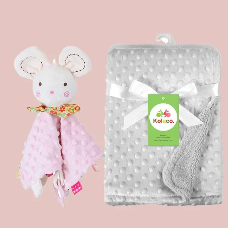 Coffret Couverture & Doudou Ultra Doux – Personnalisable