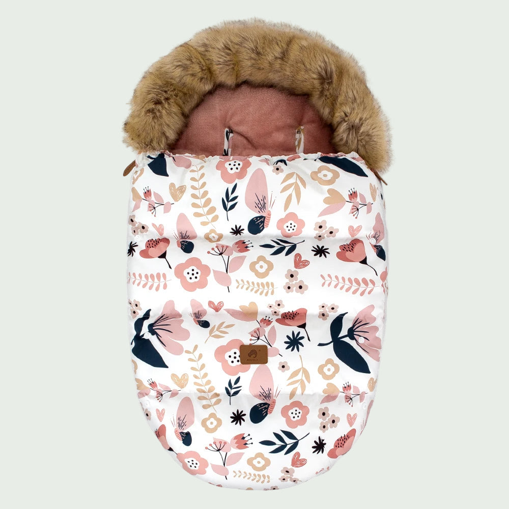 Chancelière pour Poussette Bébé 0–24 Mois Noir – Épais, Chaud et Universel