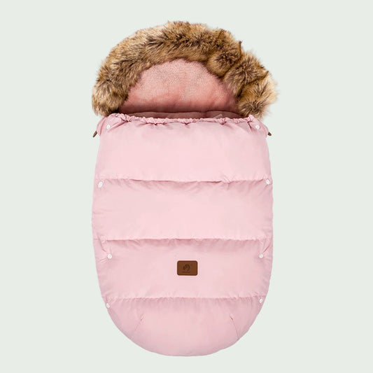 Chancelière pour Poussette Bébé 0–24 Mois Rose Clair – Épais, Chaud et Universel