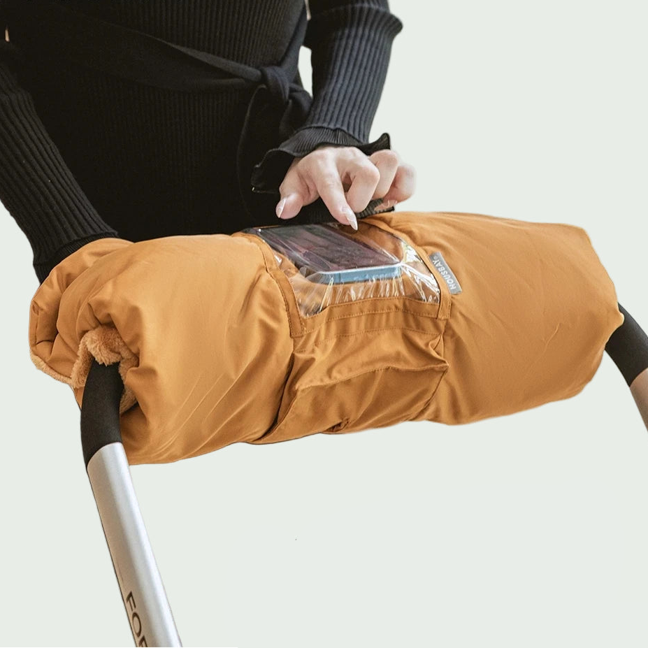 Mitaines Chaudes pour Poussette – Pochette Téléphone & Antigel