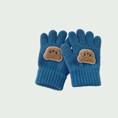 Gants Tricotés Épais pour Filles & Garçons – 3 à 7 ans